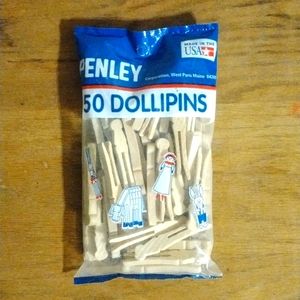 Penley 50 Dollipins Wooden Clothespins Crafting